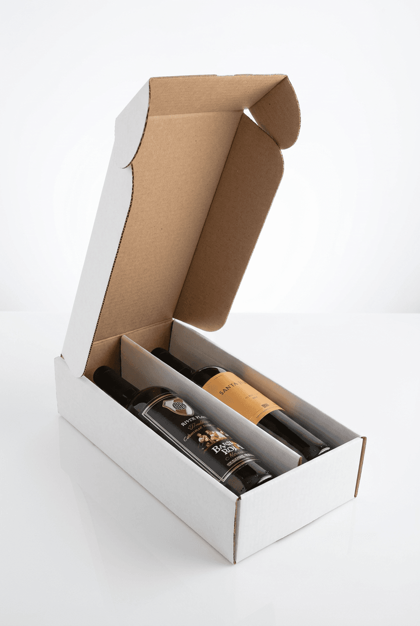 Caja ESTUCHE BOTELLA X2 Forrada