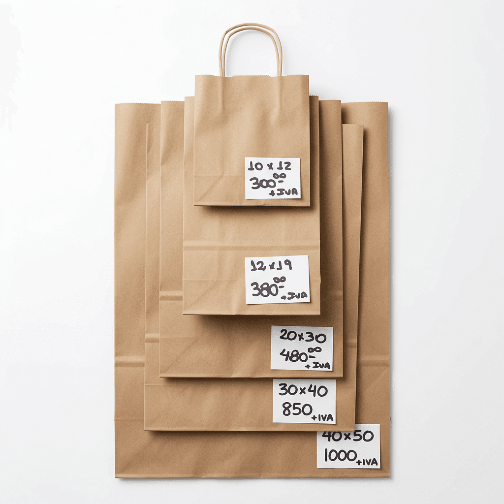 Bolsas de papel madera